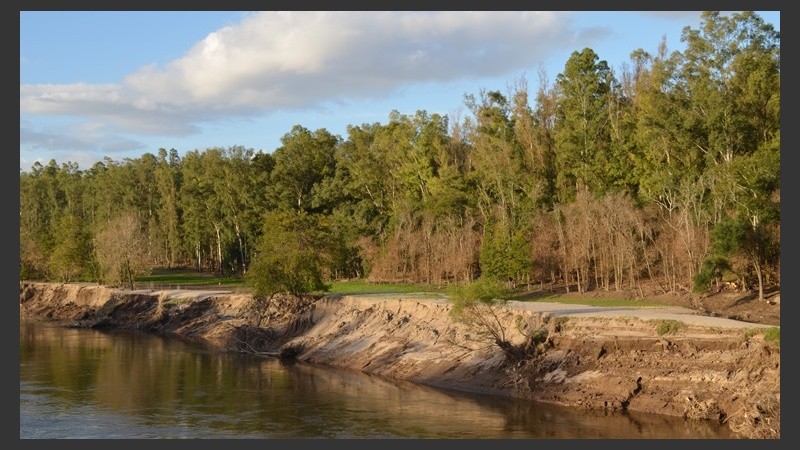 Las costas del río Paraná.