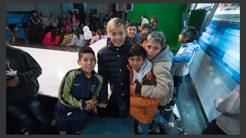 Los chicos disfrutaron en las instalaciones de Televisión Litoral.