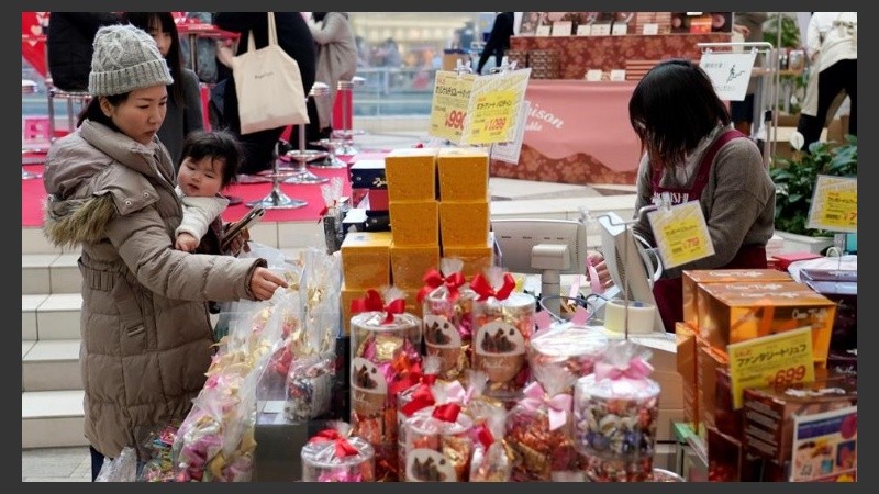 San Valentín no fue tan festejado en Japón por las mujeres.