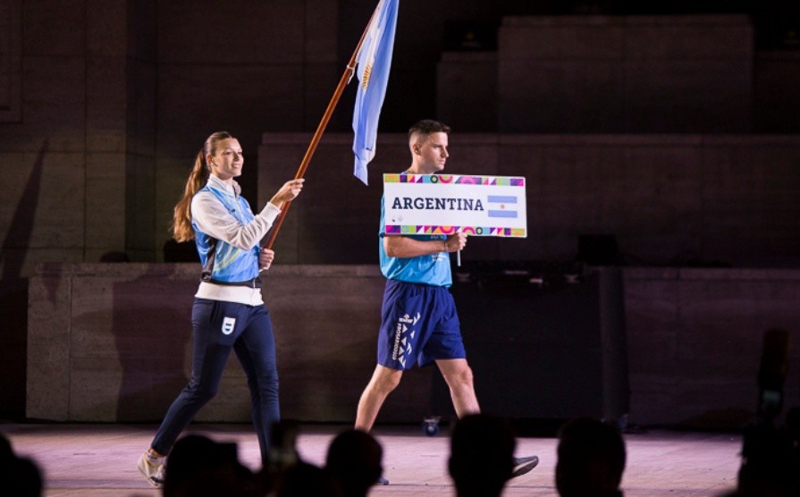 Postales de la ceremonia inaugural de los Juegos Suramericanos de Playa.