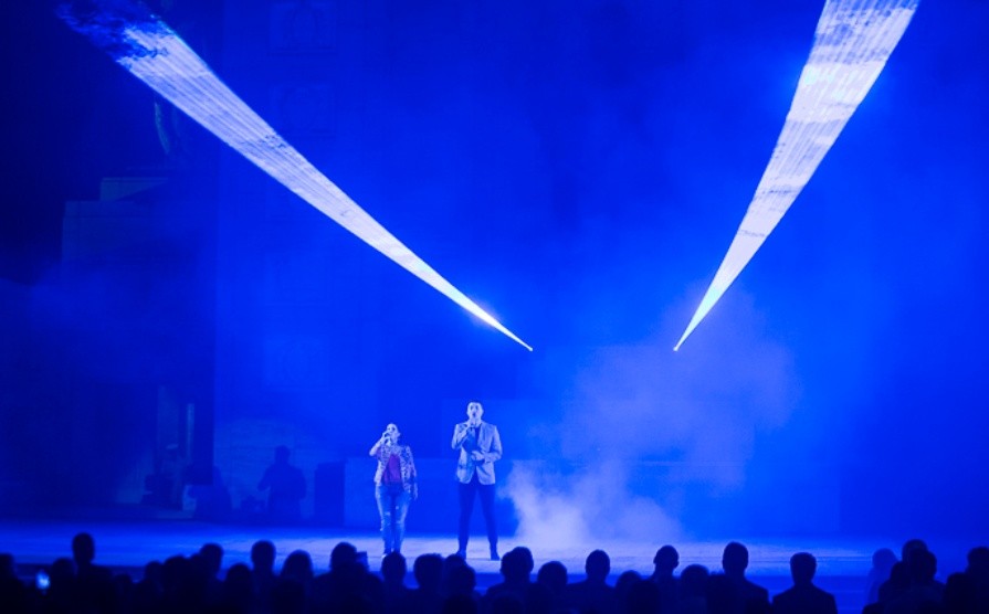 Postales de la ceremonia inaugural de los Juegos Suramericanos de Playa.