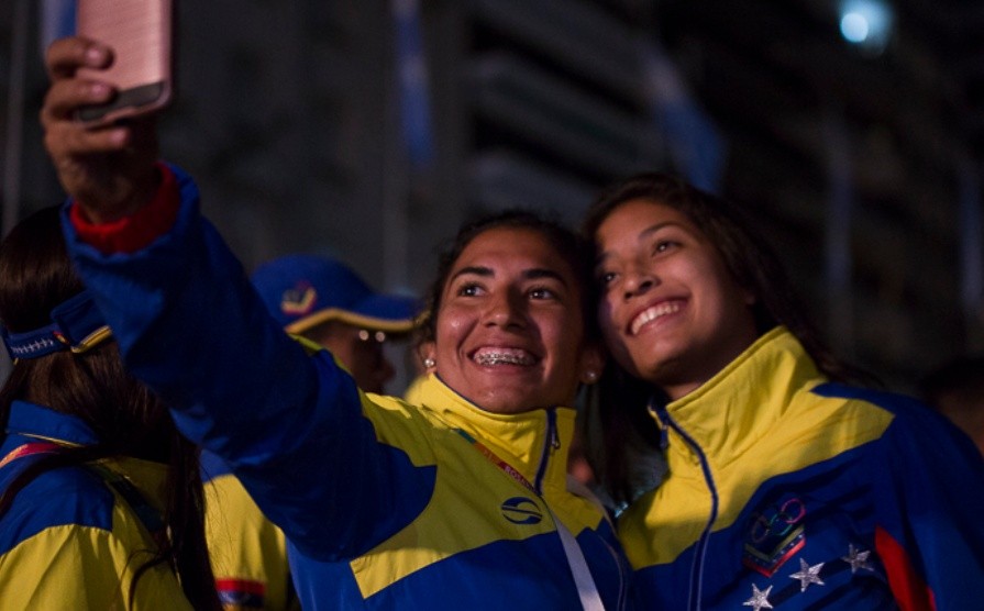 Postales de la ceremonia inaugural de los Juegos Suramericanos de Playa.