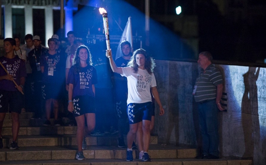 Postales de la ceremonia inaugural de los Juegos Suramericanos de Playa.