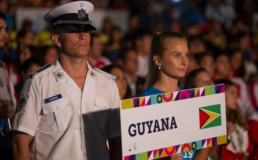 Postales de la ceremonia inaugural de los Juegos Suramericanos de Playa.