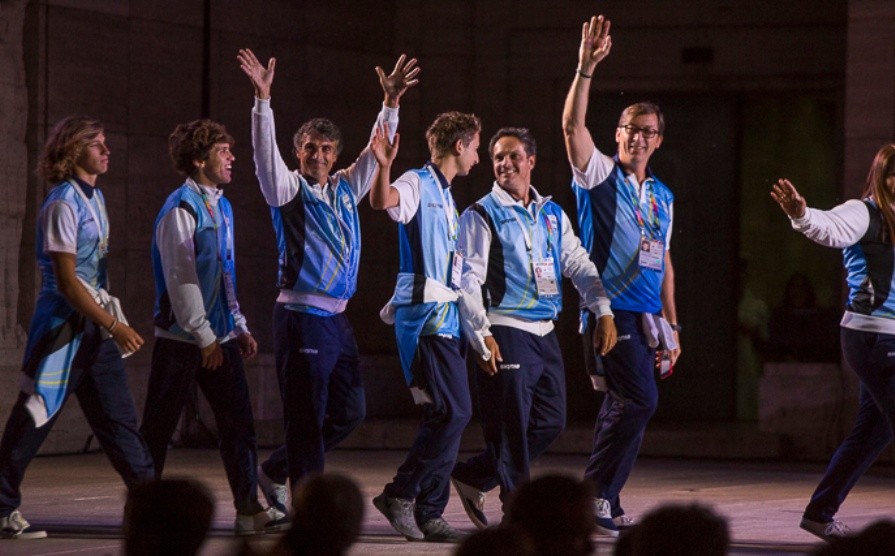 Postales de la ceremonia inaugural de los Juegos Suramericanos de Playa.