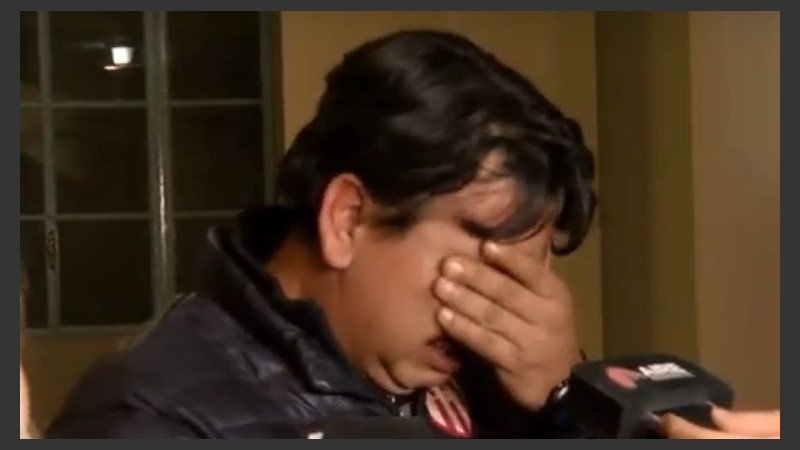 El padre de la nena asesinada pidió justicia tras la audiencia.