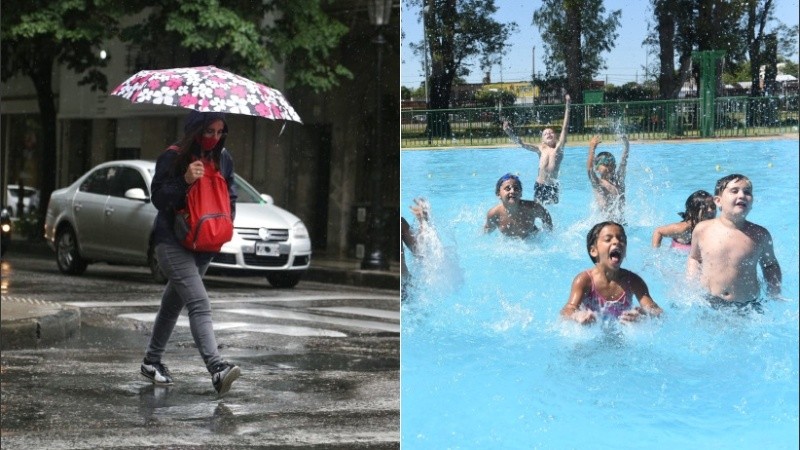 ¿Paraguas o pileta para este fin de semana? ¿O las dos cosas?
