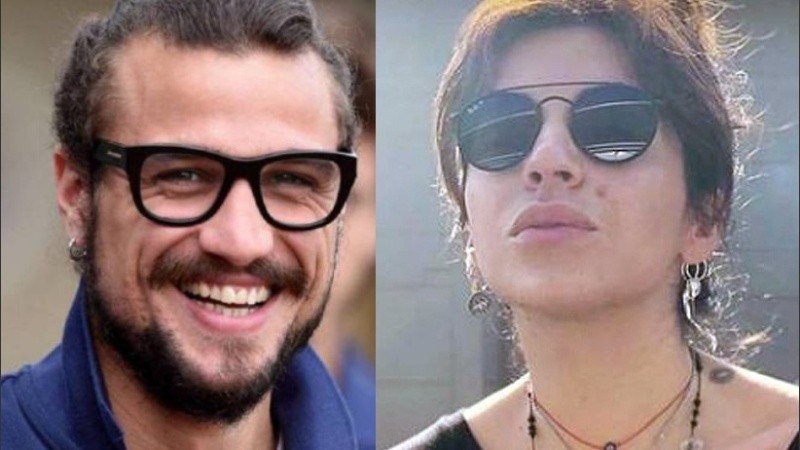 Daniel Osvaldo y Gianinna Maradona