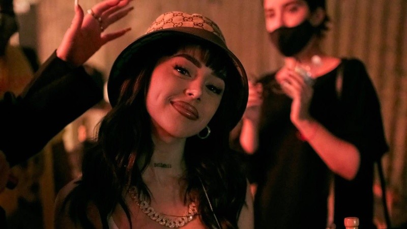 Tras el show, la rosarina agradeció en redes a todo el equipo del Late Night Show por el espacio.