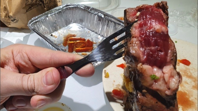 Una de las fotos que motivó cientos de comentarios en las redes