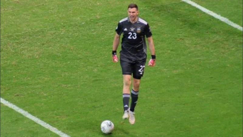 El arquero de la selección Emiliano Martínez