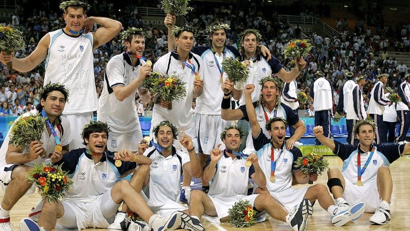El oro en Atenas 2004.
