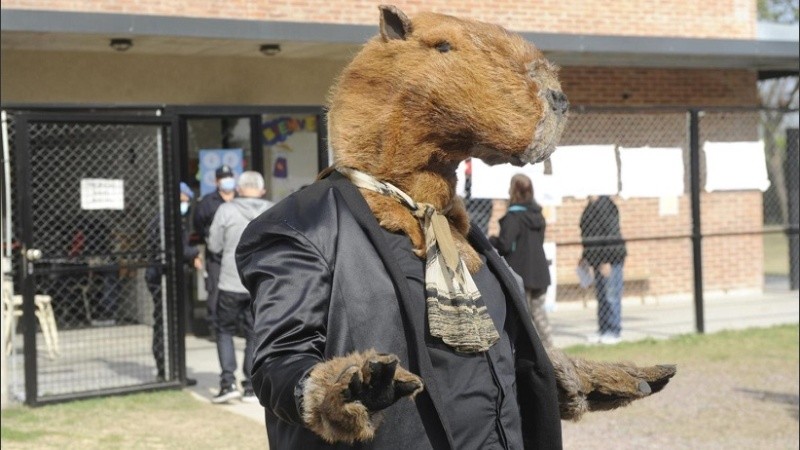 La imagen se viralizó en las redes.