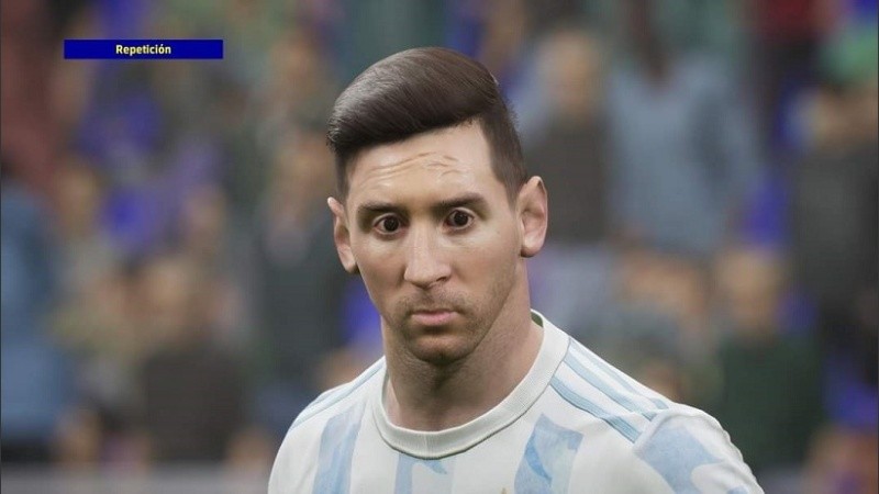 Las críticas por cómo se ve el rostro de Messi en el juego no se hicieron esperar.