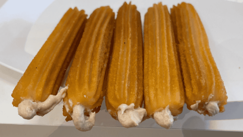 La novedad en la gastronomía navideña de la tradicional churrería.