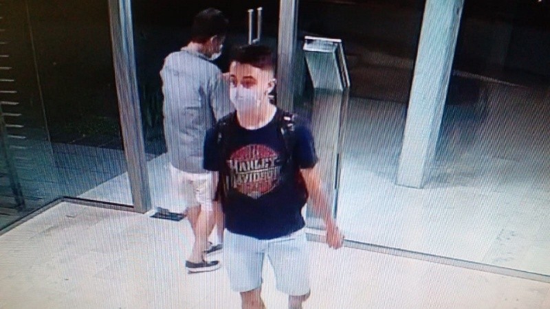 Las imágenes captadas por las cámaras de seguridad