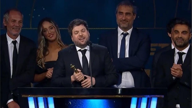 Guido Kaczka y su equipo.