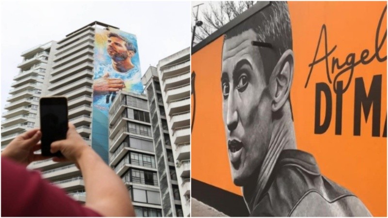 El circuito de Messi tiene 12 postas y el de Di María 7.