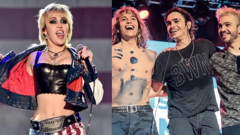 Miley Cyrus y Airbag.