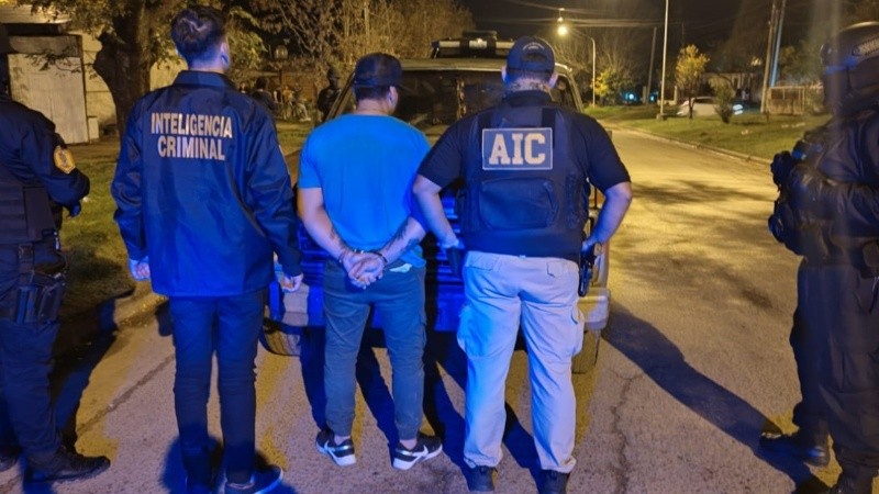 Rojas, detenido en Nogoyá.&nbsp;