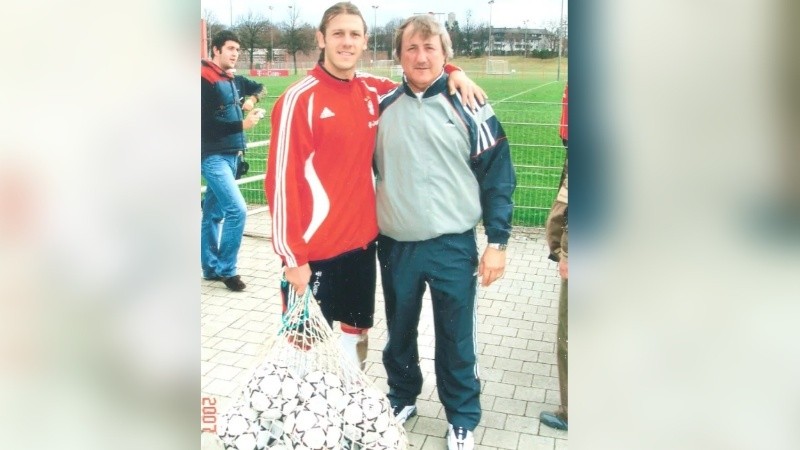 Sbrissa y Demichelis en el Bayern Munich.