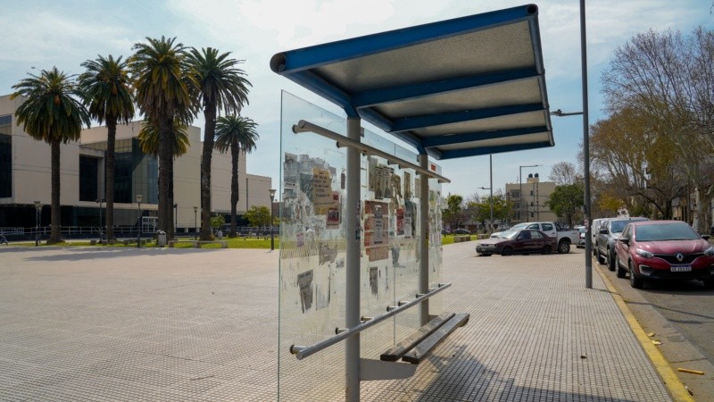 La parada anulada frente al Centro de Justicia Penal