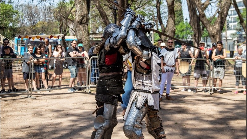 Una atracción de La Comarca son las tradicionales batallas medievales.
