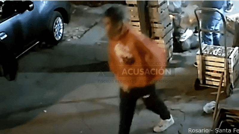 &nbsp;La imagen captada por una cámara de seguridad es muy poco clara.