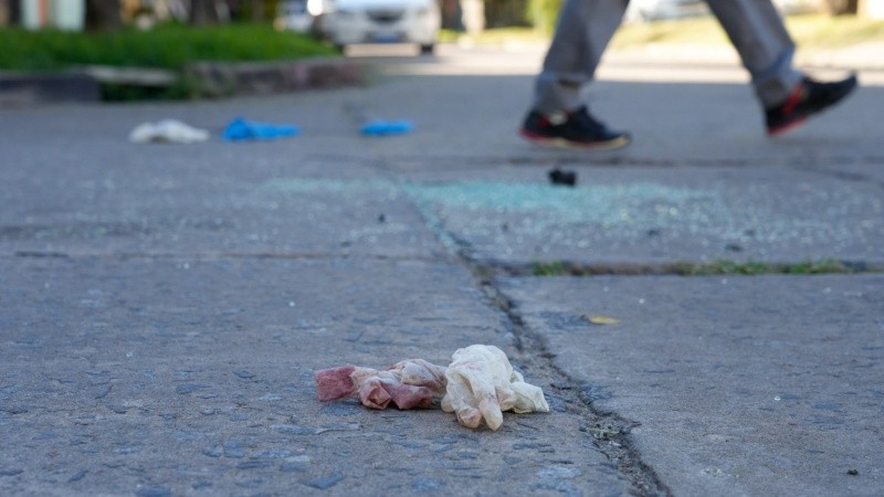 Una postal del terror en Rosario.