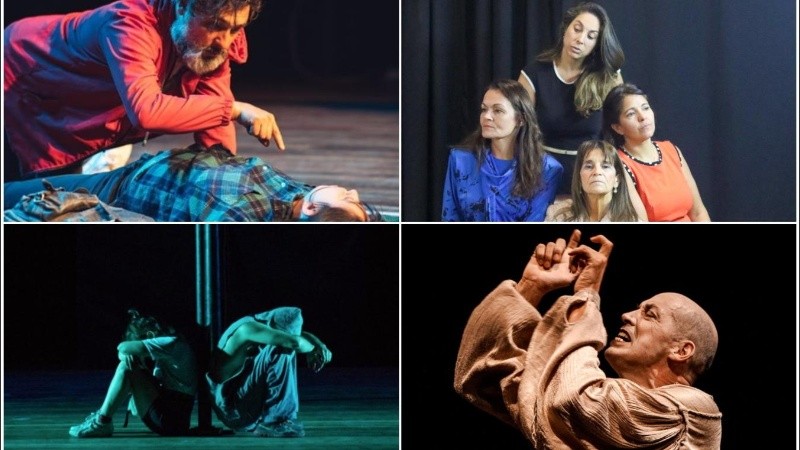 La cartelera teatral en Rosario.