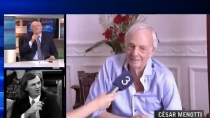 El Flaco durante su última entrevista con El Tres.