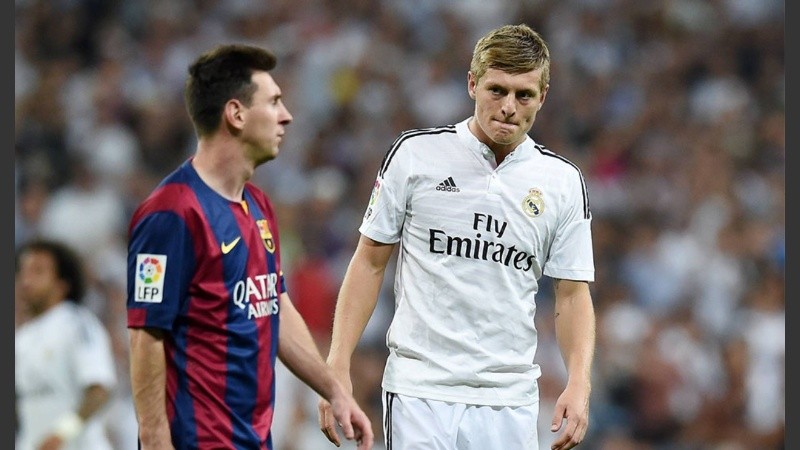 Lionel Messi para el Barcelona y Toni Kroos para el Real Madrid.