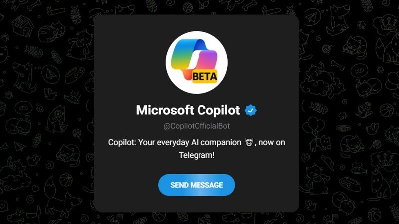 Microsoft anunció la integración de Copilot en la aplicación de mensajería Telegram.