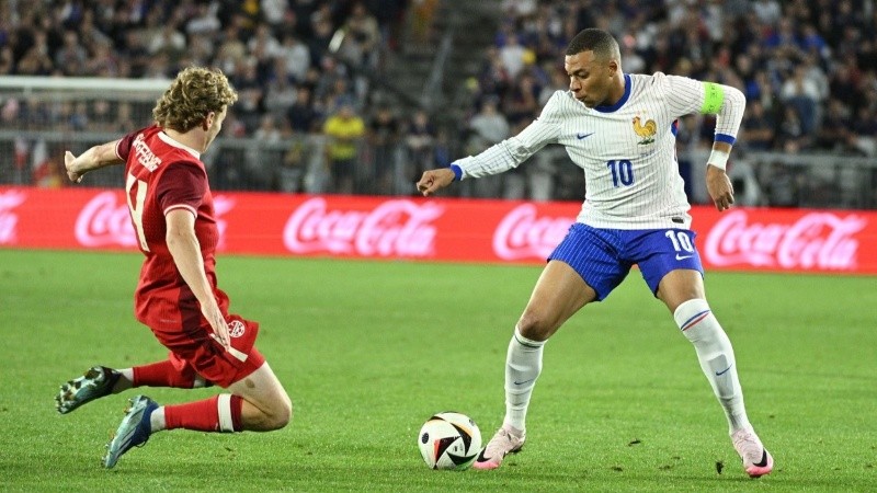 Mbappé jugó sólo los últimos 15 minutos.