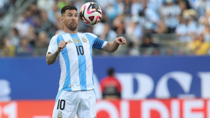 Tras su ausencia en la convocatoria de marzo por una lesión, Messi volvió a jugar con Argentina.
