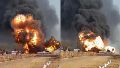 Video: impactante explosión en un depósito de combustible en un pueblo santafesino