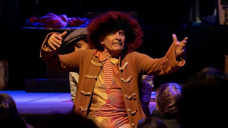 El actor, director y dramaturgo Héctor Ansaldi.