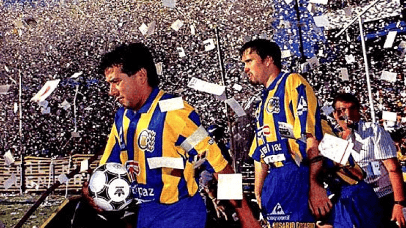 Palma en su última etapa en Central, antes del retiro en 1998.