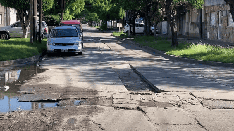 Una de las partes afectadas por la fuga mal reparada.