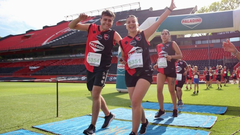 Postales de la maratón leprosa en el Parque Independencia.