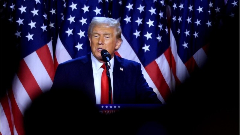 El candidato presidencial republicano Donald J. Trump habló en el Centro de Convenciones de West Palm Beach en West Palm Beach, Florida.