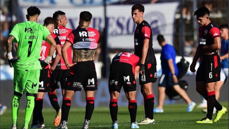 La imagen de la derrota: Newell's no pudo ante Gimnasia.