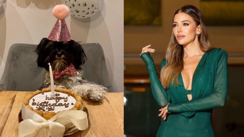 Evangelina Anderson y uno de sus recientes posteos.