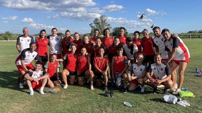 La lepra en su último entrenamiento en Bella Vista.