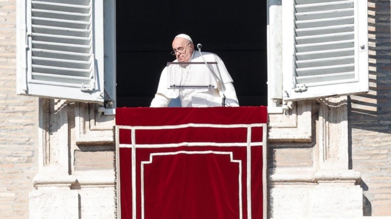 El Papa en el rezo del Ángelus de los domingos.