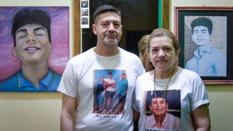 Silvino y Graciela, los padres de Fernando Báez Sosa.