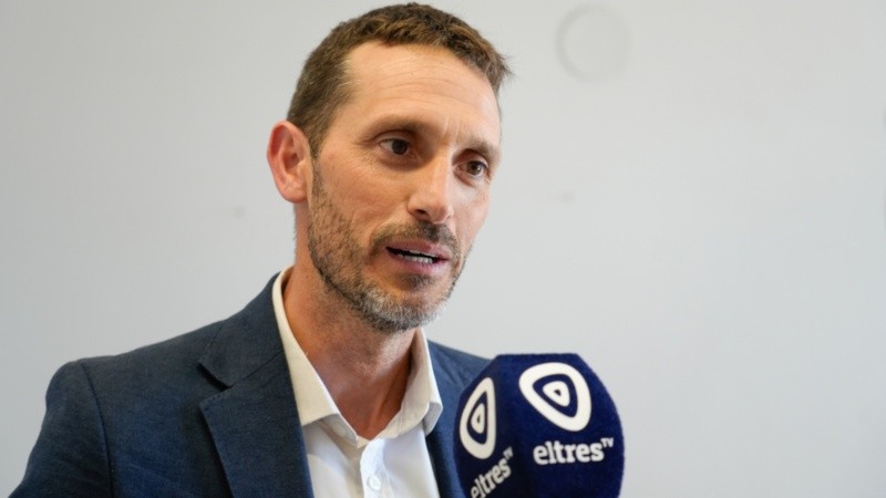 El intendente de Pérez, Pablo Corsalini.