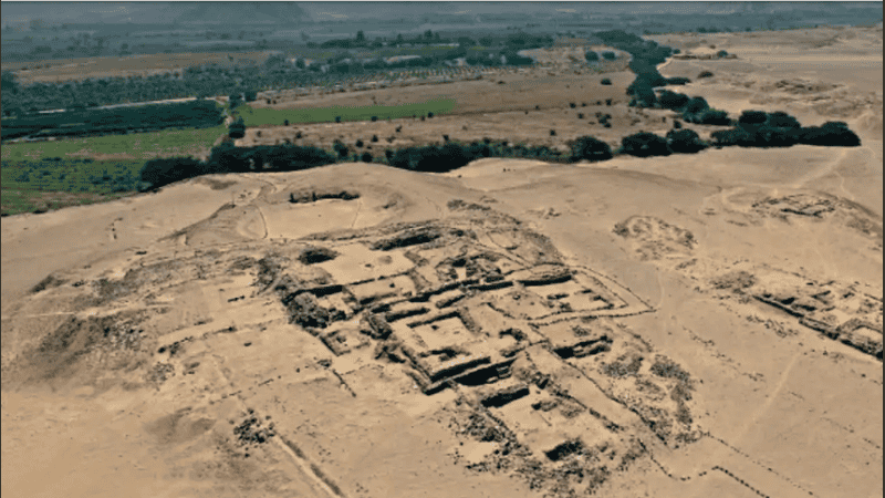 También encontraron ruinas de numerosas casas y un enorme 