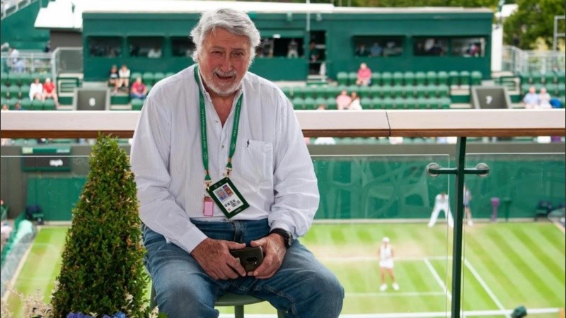 Salatino tiene 79 años y es uno de los periodistas especializados en tenis más respetados de Argentina.