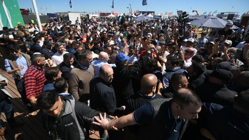 El paso de Milei este viernes en la Expoagro de San Nicolás